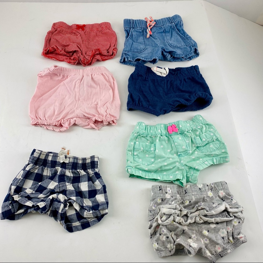Baby Girl Shorts Lot 6 months